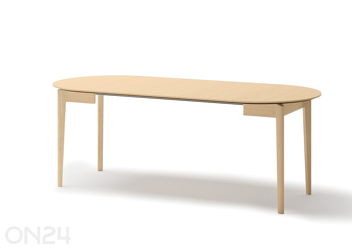 Pikendatav söögilaud Plot Ø 90x90/210 cm suurendatud