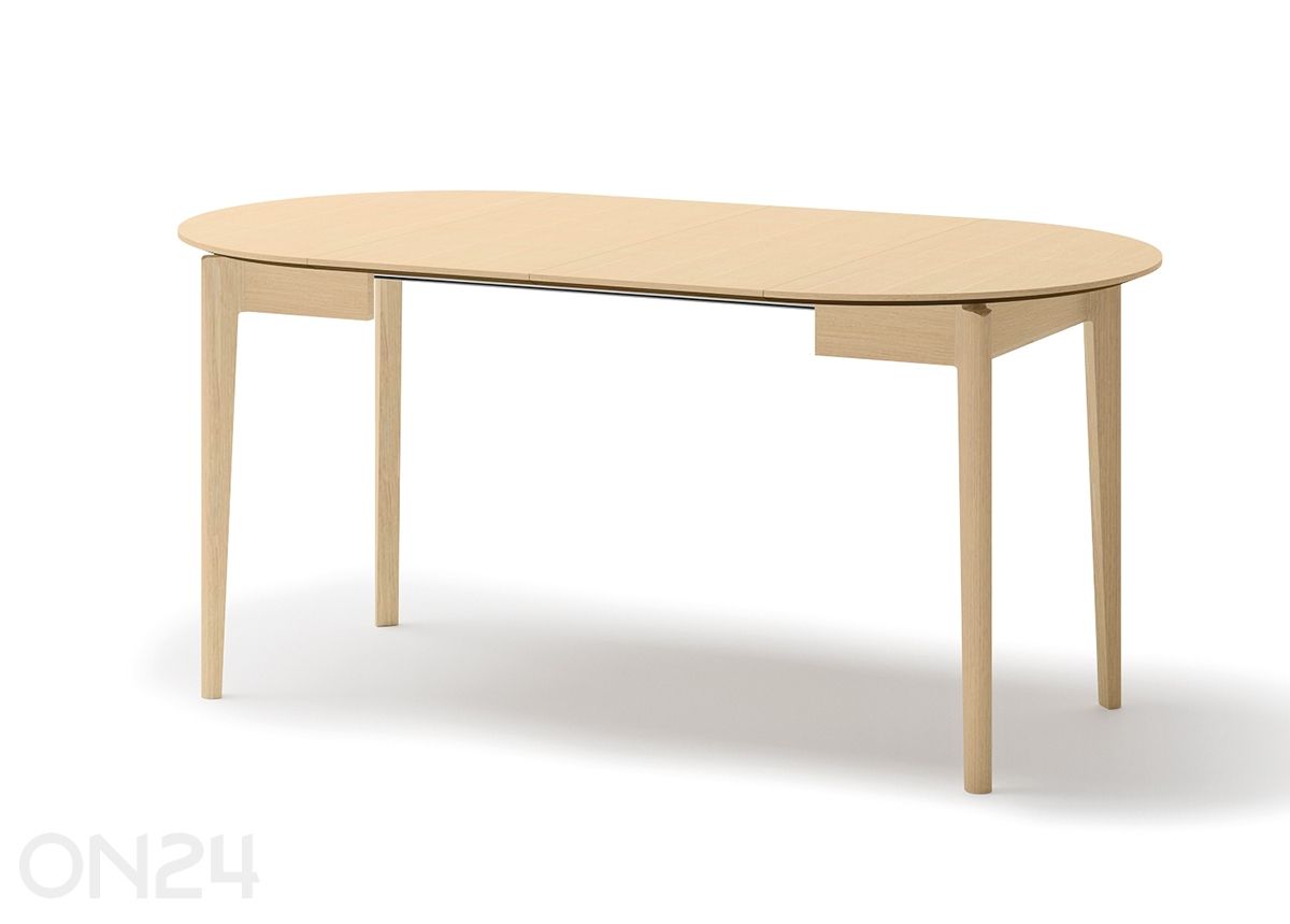 Pikendatav söögilaud Plot Ø 90x90/210 cm suurendatud