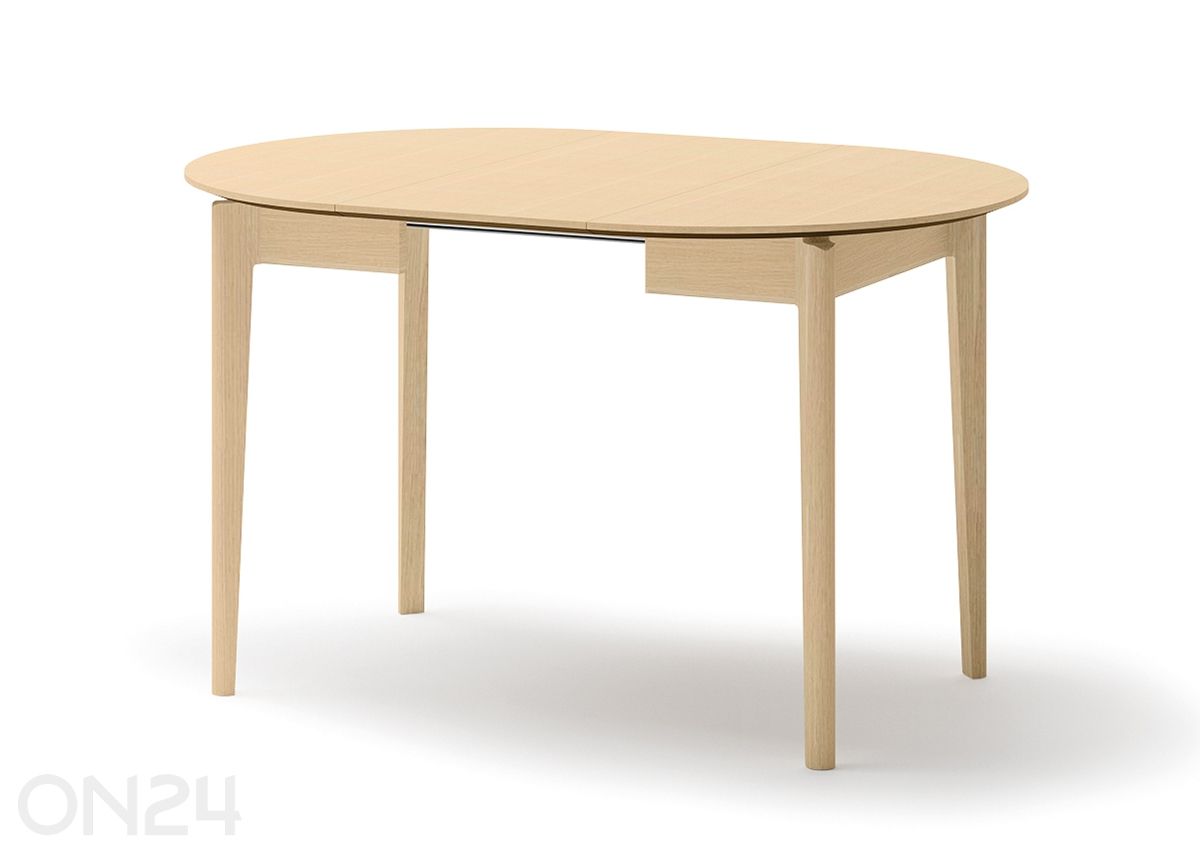 Pikendatav söögilaud Plot Ø 90x90/210 cm suurendatud