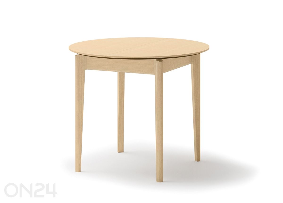 Pikendatav söögilaud Plot Ø 90x90/210 cm suurendatud