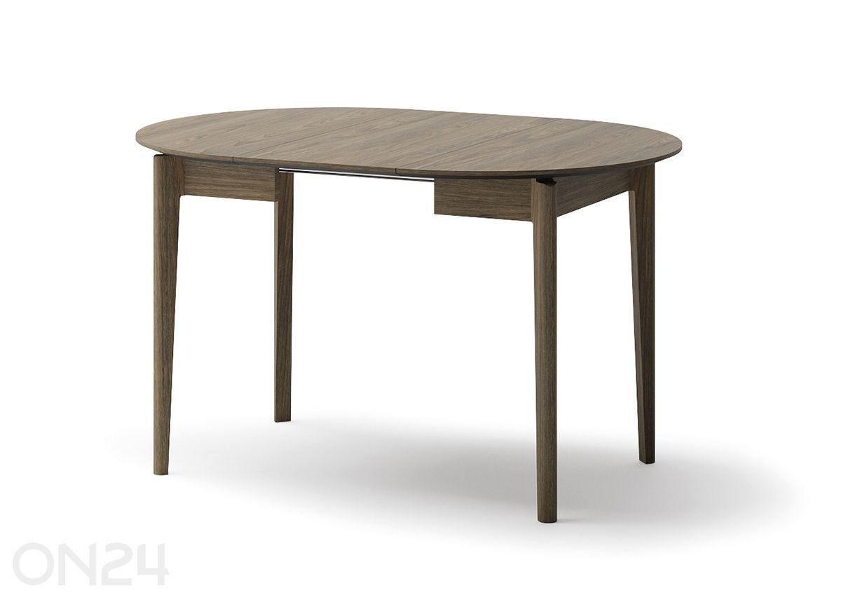 Pikendatav söögilaud Plot Ø 90x90/210 cm suurendatud