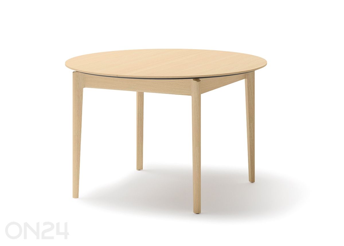 Pikendatav söögilaud Plot Ø120x120/240 cm suurendatud