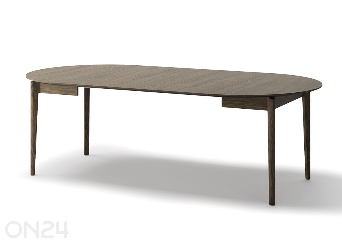 Pikendatav söögilaud Plot Ø120x120/240 cm suurendatud