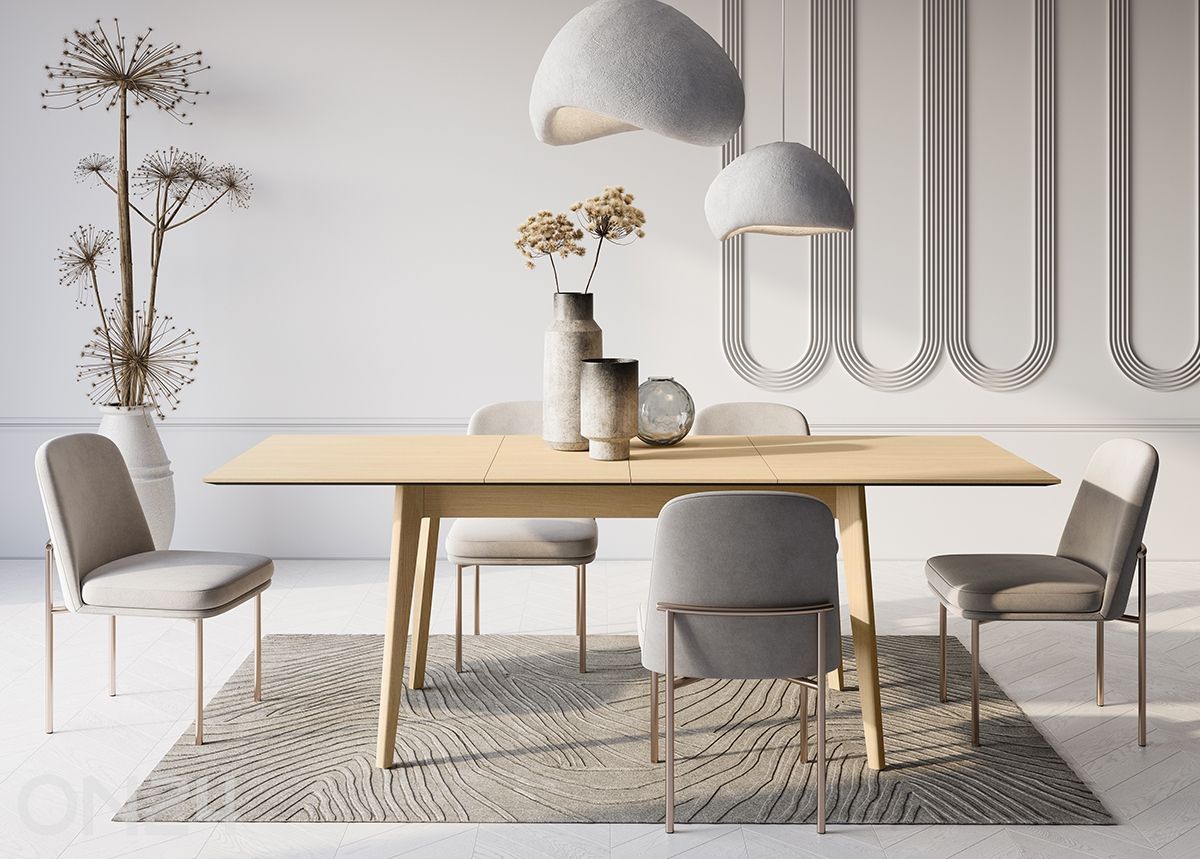 Pikendatav söögilaud Plot 85x145/220 cm suurendatud