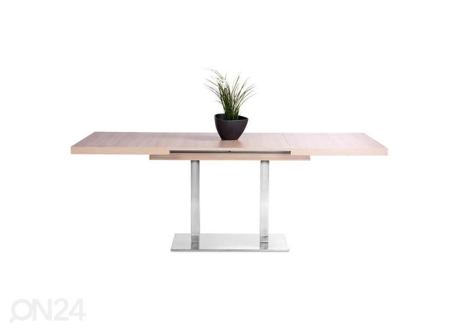 Pikendatav söögilaud Quadrato 120/200x80 cm suurendatud