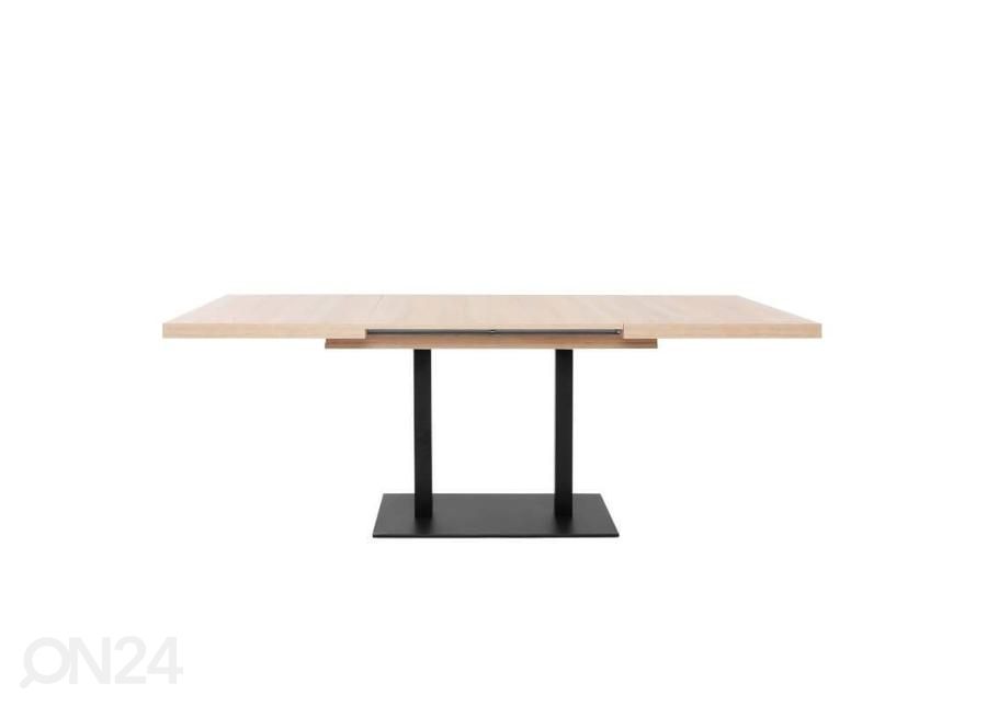 Pikendatav söögilaud Quadrato 120/200x80 cm suurendatud