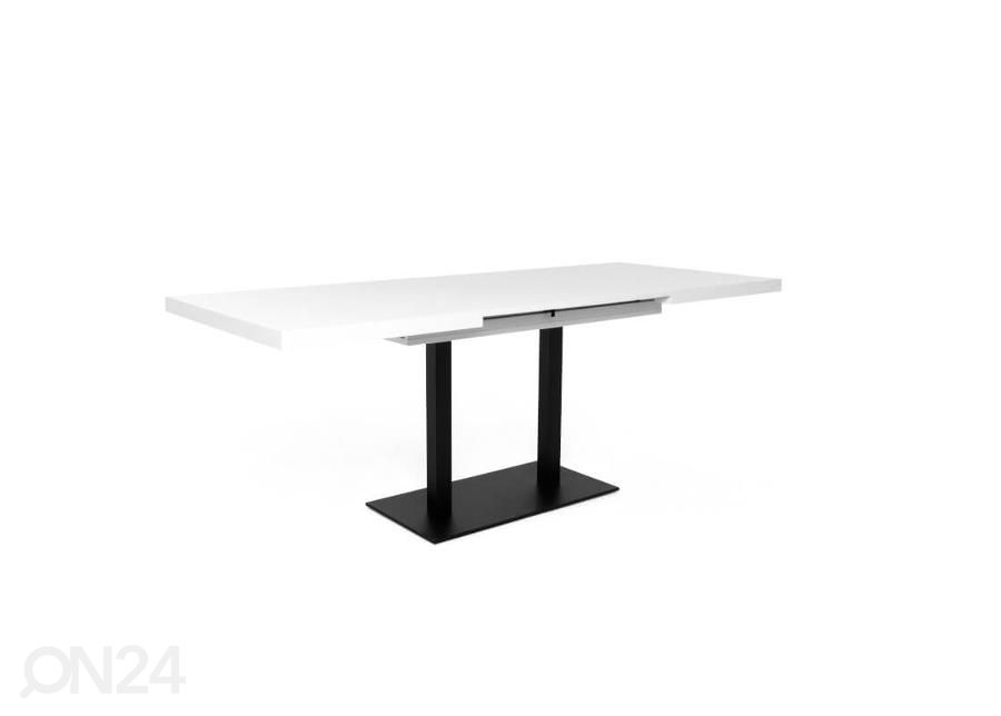 Pikendatav söögilaud Quadrato 120/200x80 cm suurendatud