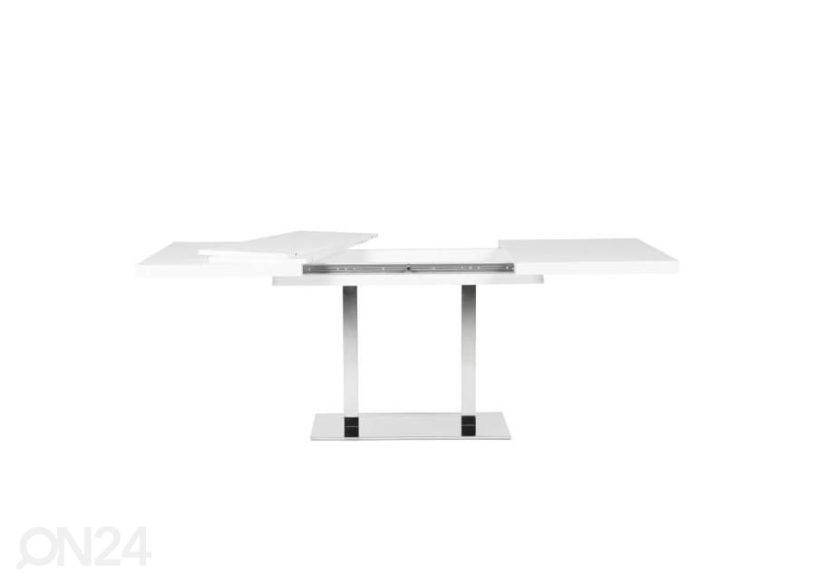 Pikendatav söögilaud Quadrato 120/200x80 cm suurendatud