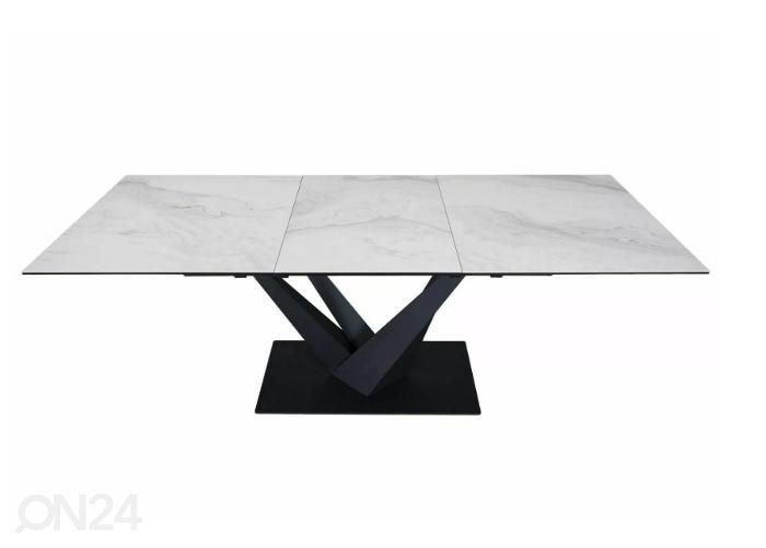 Pikendatav söögilaud Serenade 160-220x90 cm suurendatud