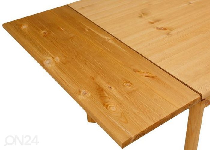 Pikendatav söögilaud Tirza 80x120-200 cm suurendatud