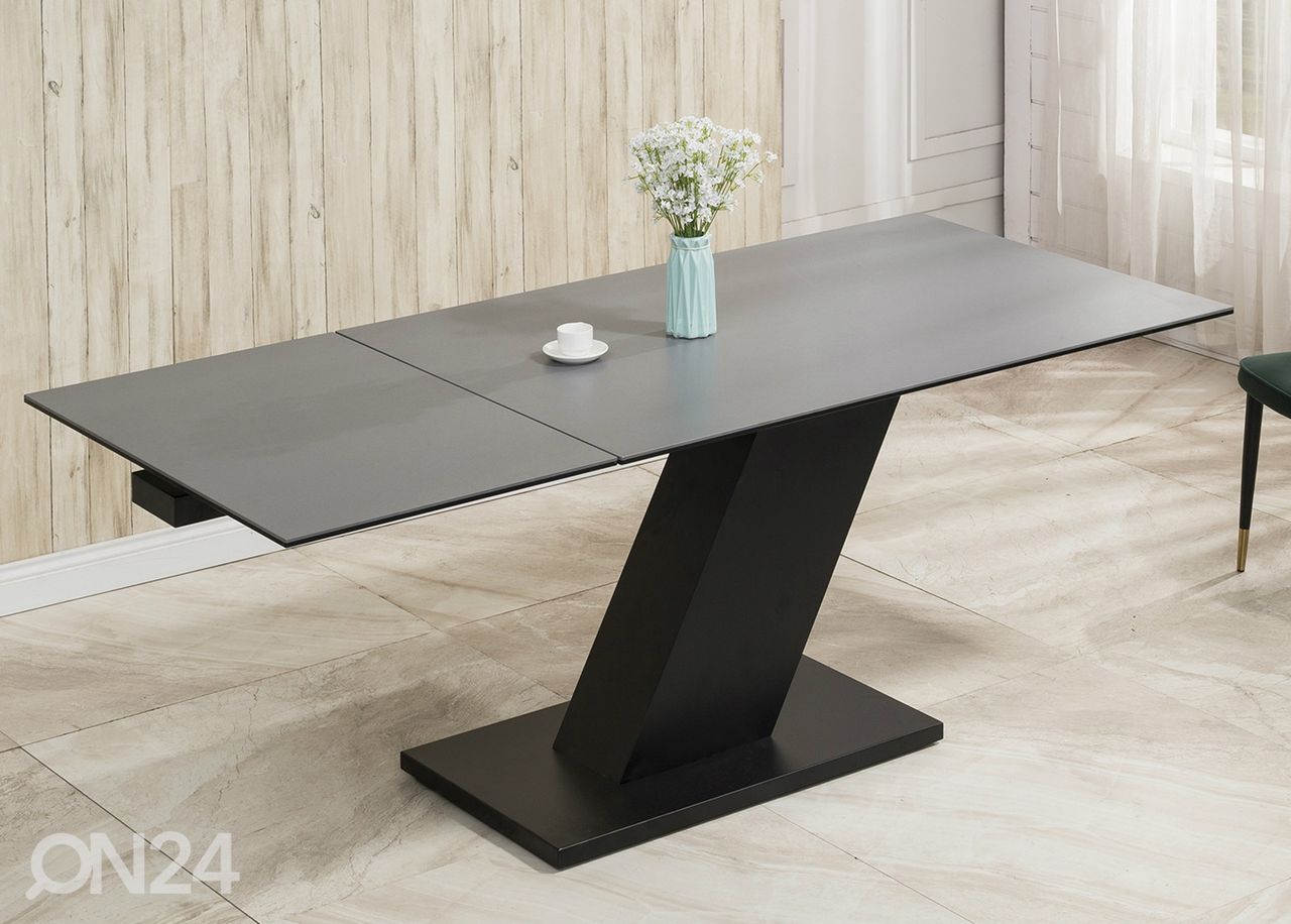 Pikendatav söögilaud Tische 140-200x90 cm suurendatud