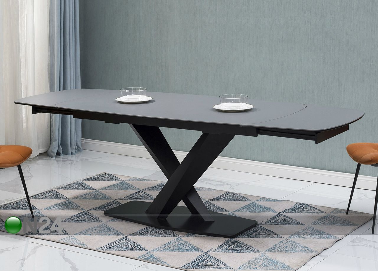 Pikendatav söögilaud Tische 160-240x90 cm suurendatud