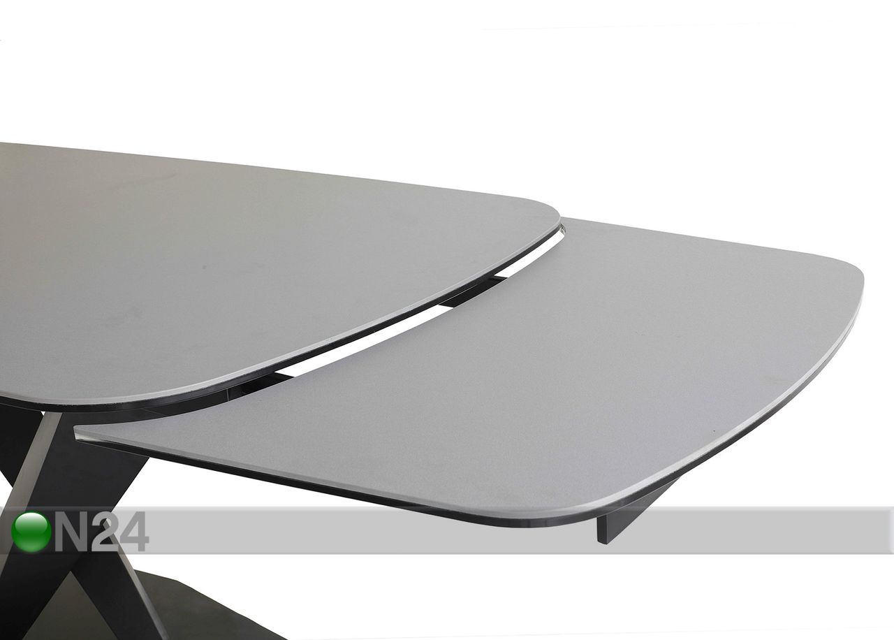 Pikendatav söögilaud Tische 160-240x90 cm suurendatud