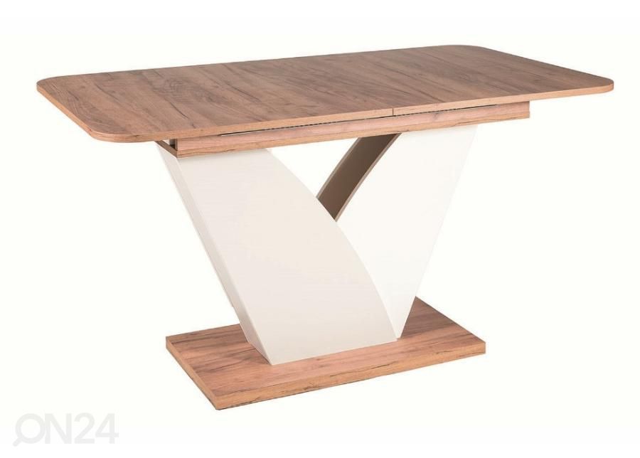 Pikendatav söögilaud Vitharr 140-180x80 cm suurendatud