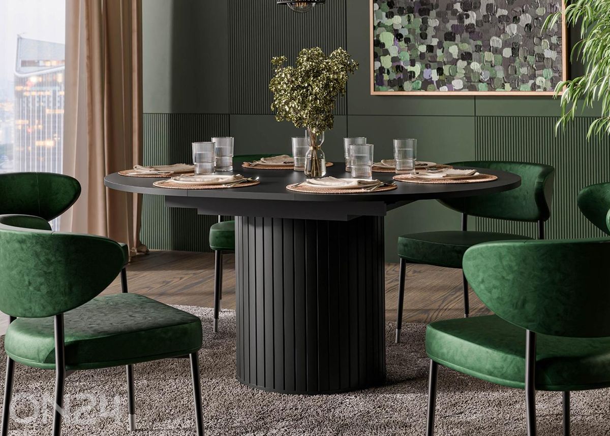 Pikendatav söögilaud Zante 120x120/160 cm suurendatud