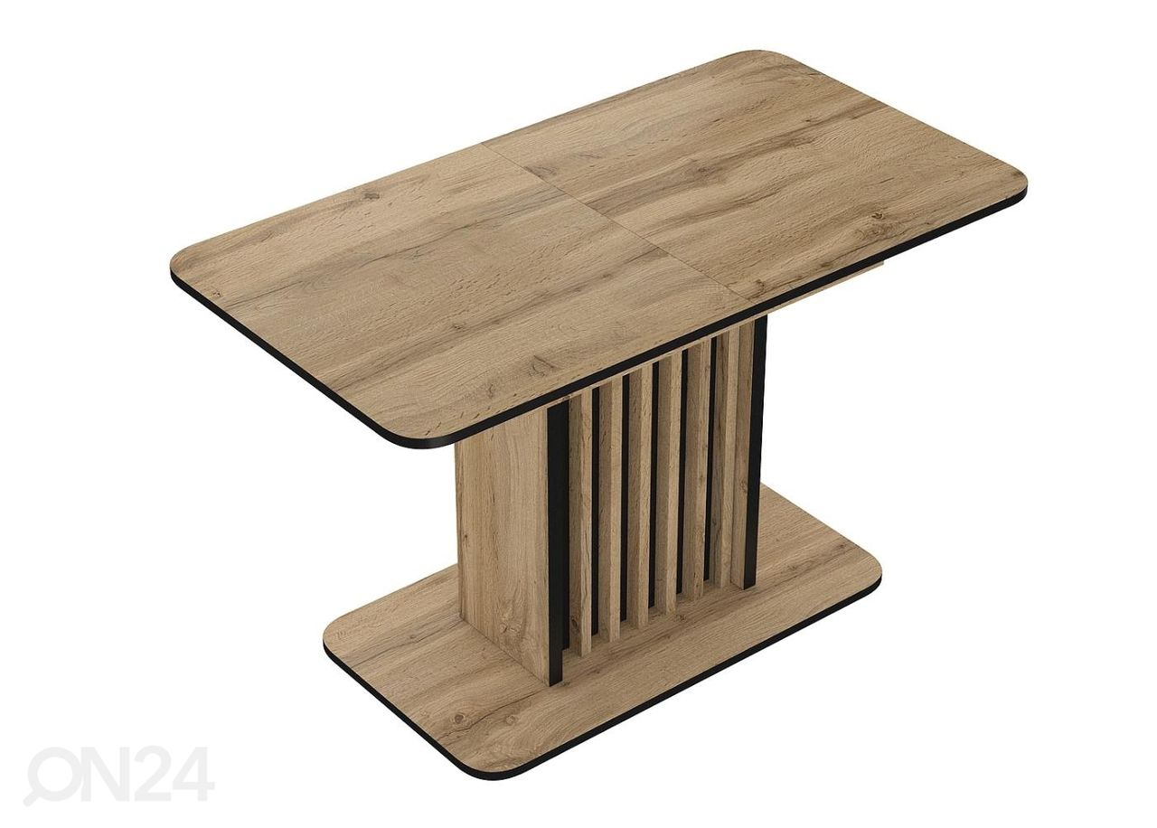 Pikendatav söögilaud Zenda 130-175x85 cm suurendatud