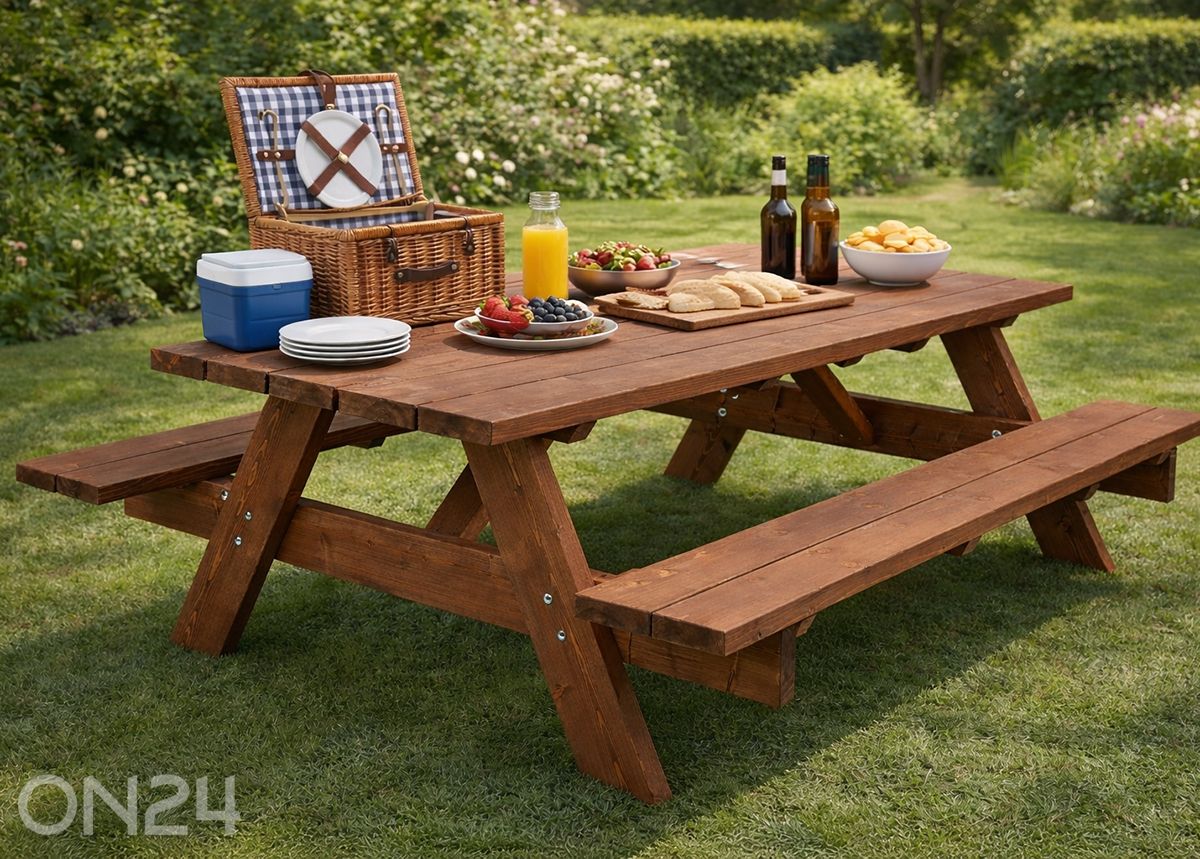 Piknikulaud 200 cm suurendatud