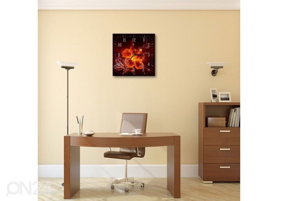 Pildiga seinakell Fire flower suurendatud