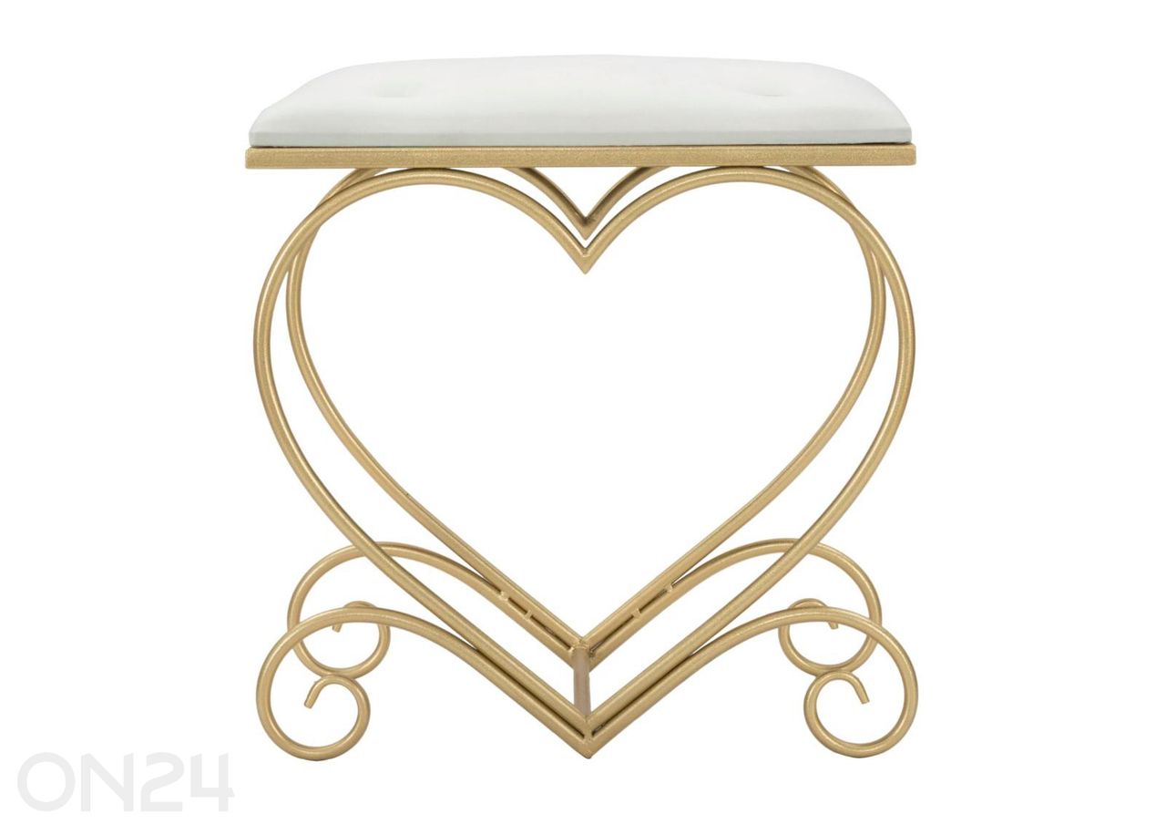 Pink Heart, kreemjas/kuldne suurendatud