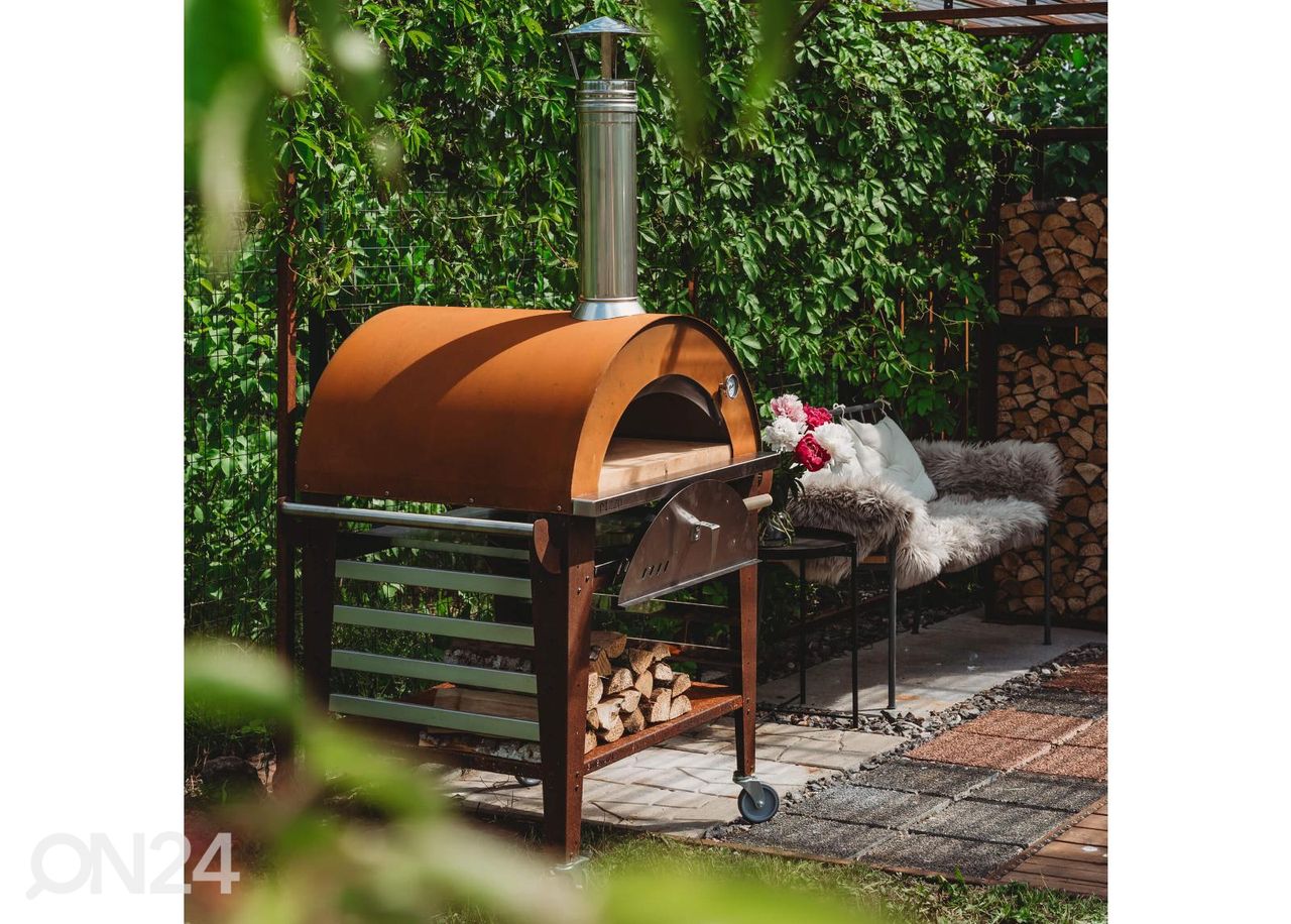 Pitsaahi koos aluslauaga Pizzo-Set suurendatud