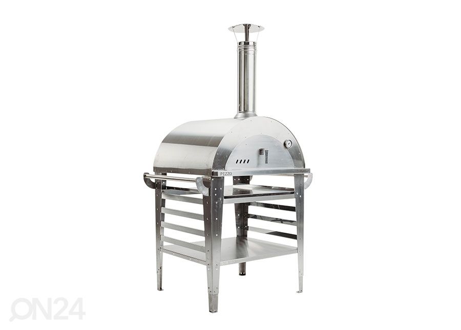 Pitsaahi koos aluslauaga Pizzo-Set-Inox suurendatud