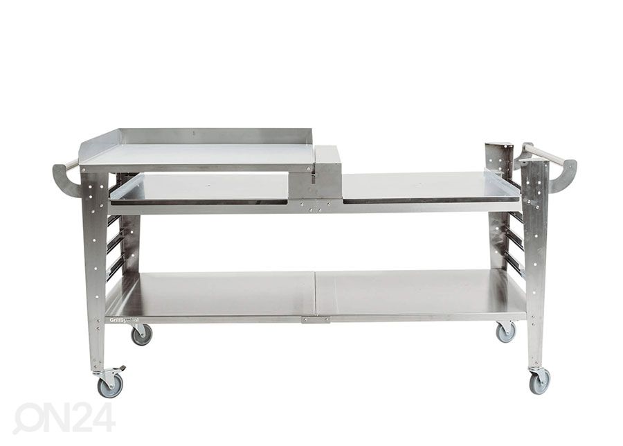 Pitsaahju aluslaud Baso-Inox-XL suurendatud
