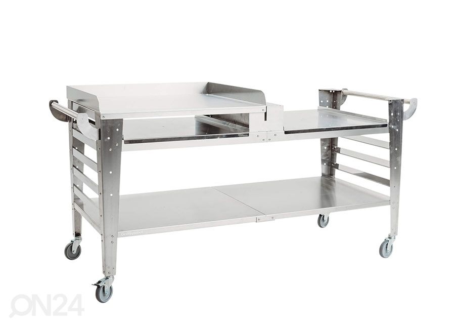 Pitsaahju aluslaud Baso-Inox-XL suurendatud