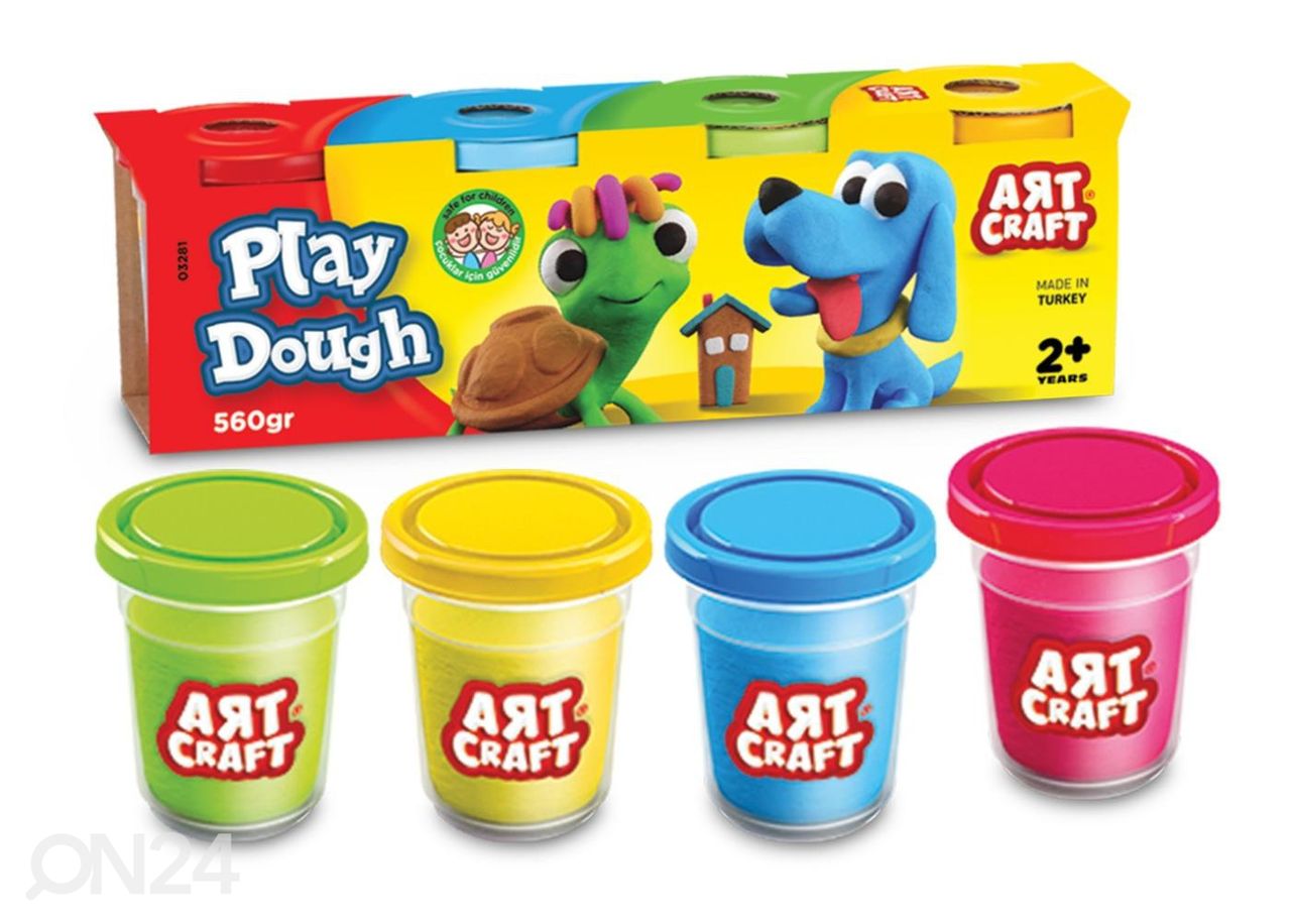 Play Dough voolimismass 4x140 g suurendatud
