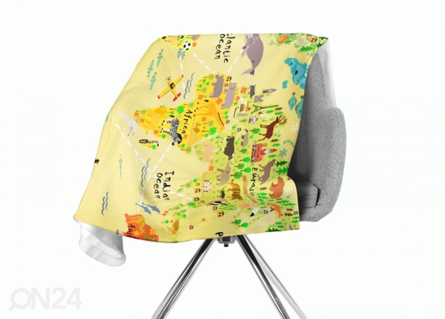 Pleed Kids Map 130x150 cm suurendatud
