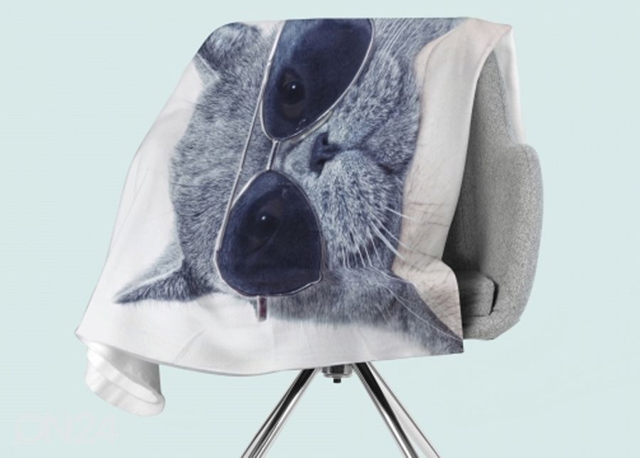 Pleed Stylish Cat 130x150 cm suurendatud
