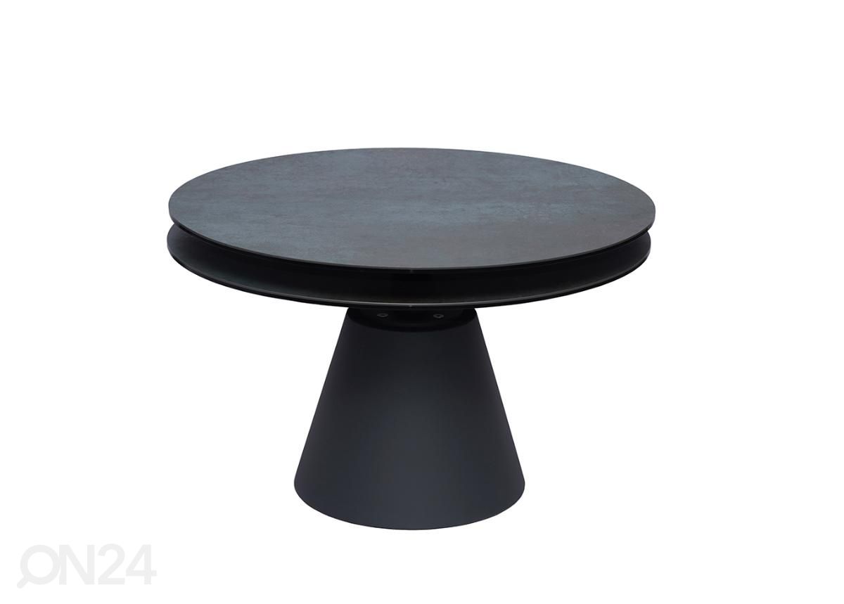 Pöörlev diivanilaud Ø74 cm suurendatud