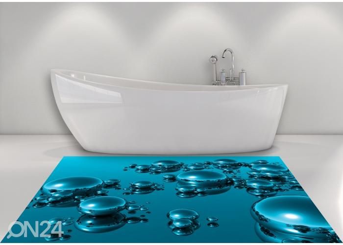Põrandakleebis 3d drops 255x170 cm suurendatud