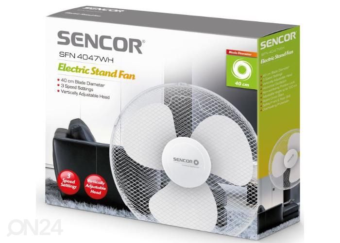 Põrandaventilaator Sencor SFN4047WH suurendatud