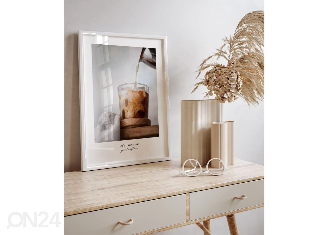 Poster Coffee 50x70 cm suurendatud