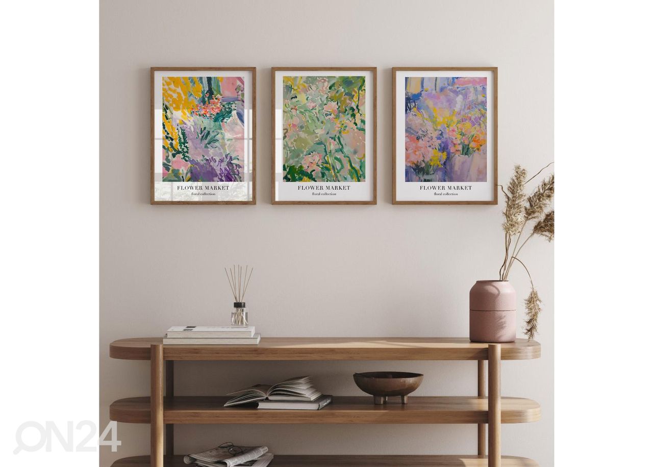 Poster Floral collection I 30x40 cm suurendatud