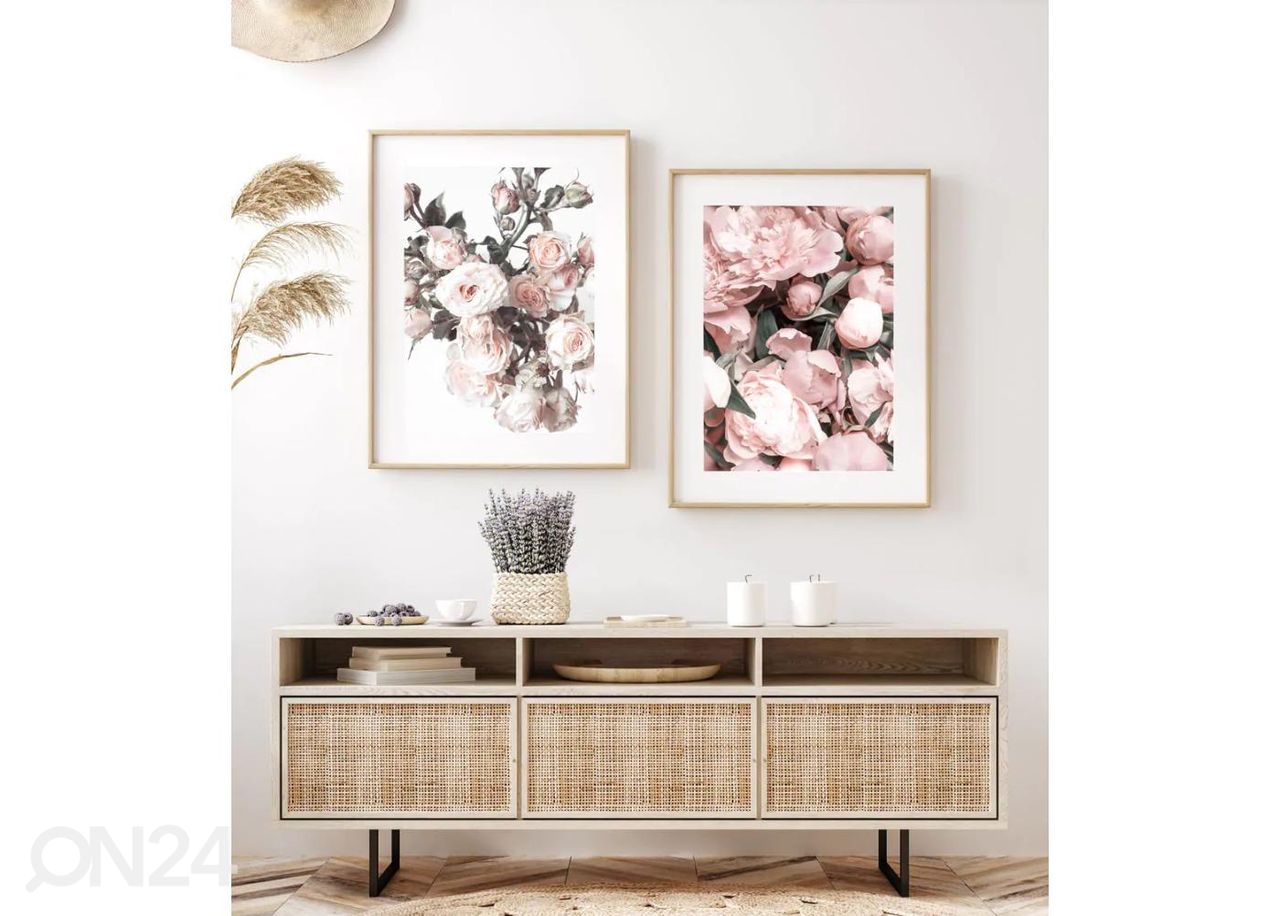 Poster Floral I 50x70 cm suurendatud