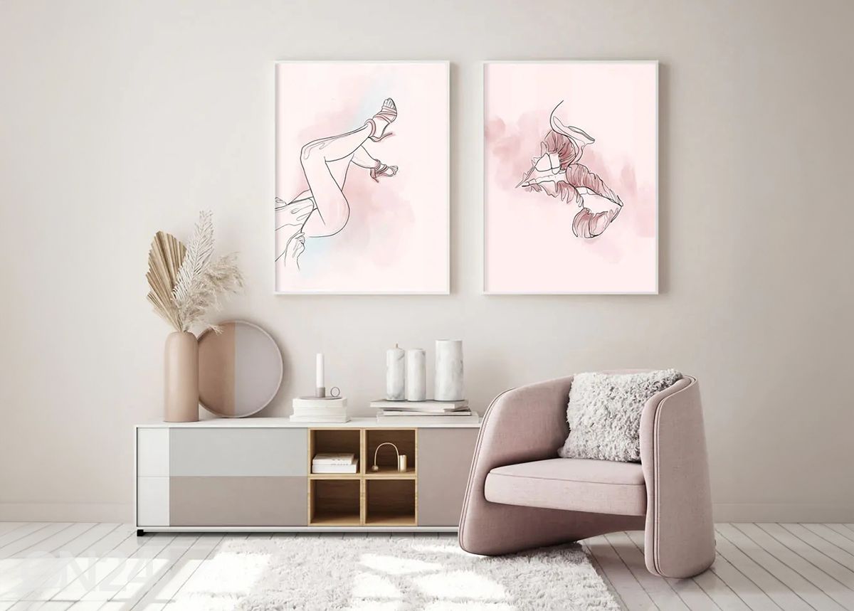 Poster Kiss & Tell 50x70 cm suurendatud