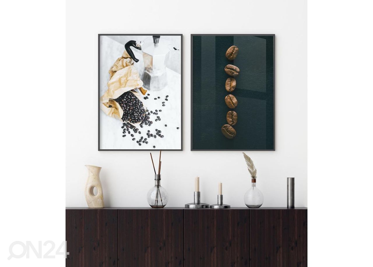 Poster Kohvioad 40x50 cm suurendatud