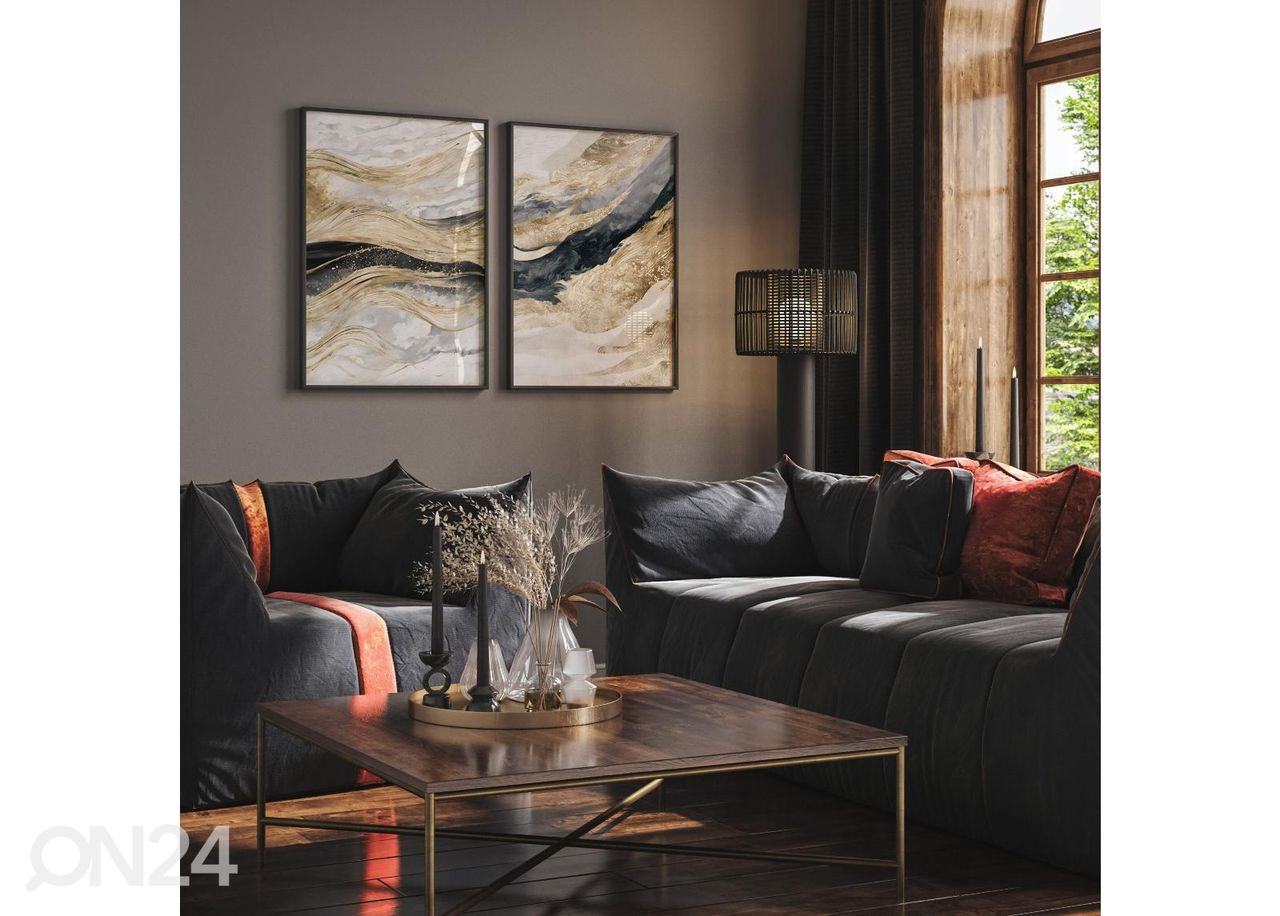 Poster Kuldsed lained II 21x30 cm suurendatud