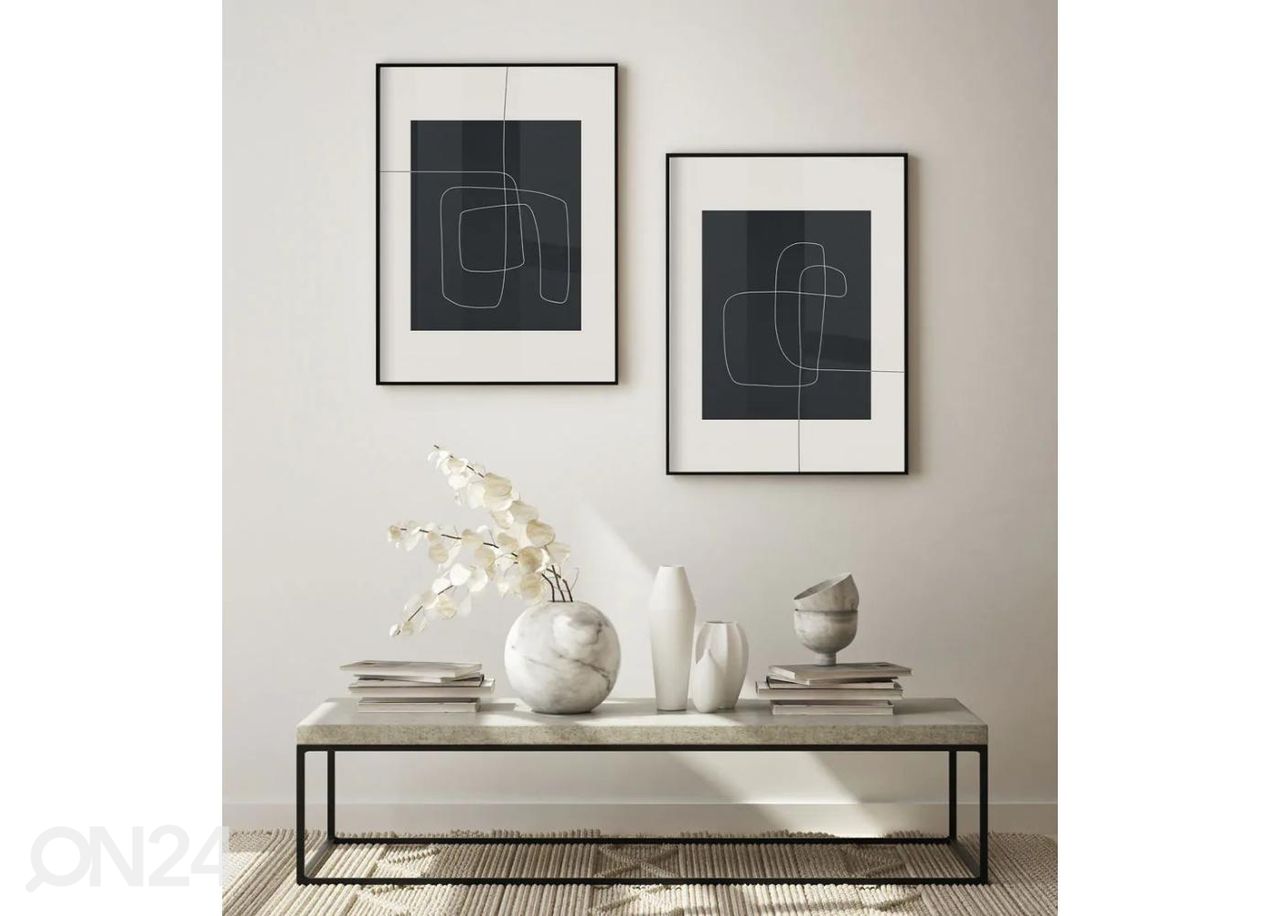 Poster Minimalistlik joon 21x30 cm suurendatud