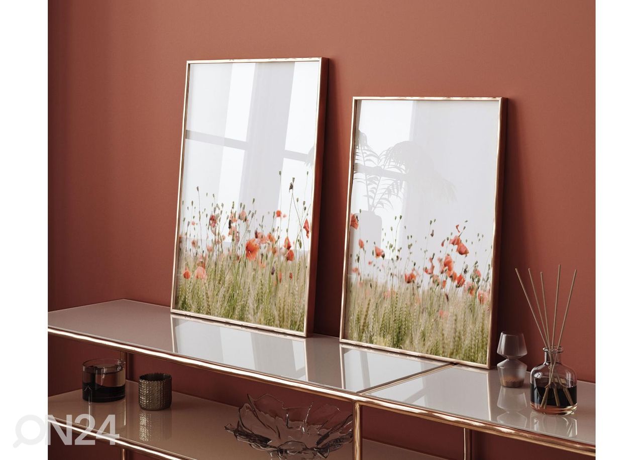 Poster Poppies II 40x50 cm suurendatud