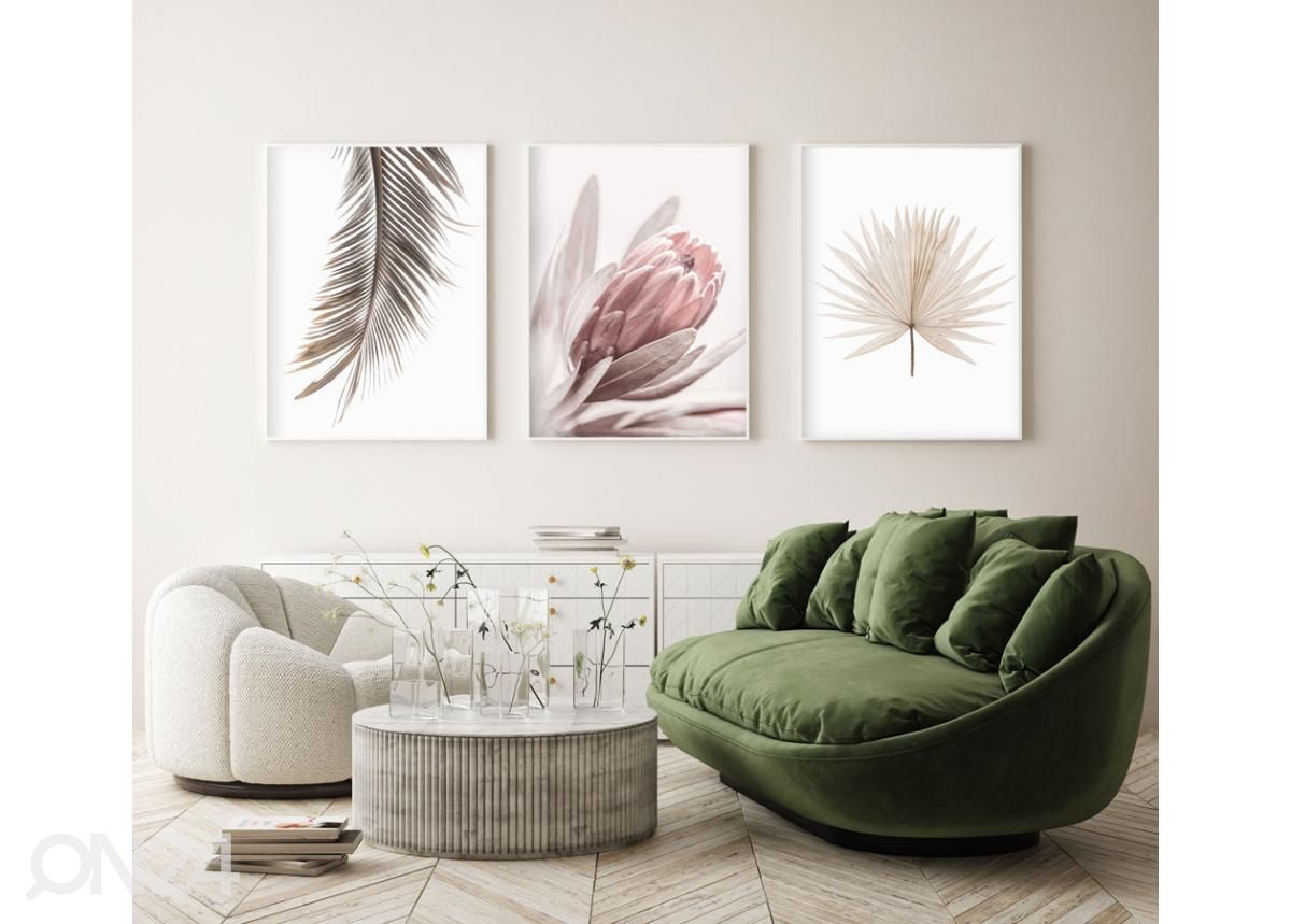 Poster Troopiline palmileht 30x40 cm suurendatud