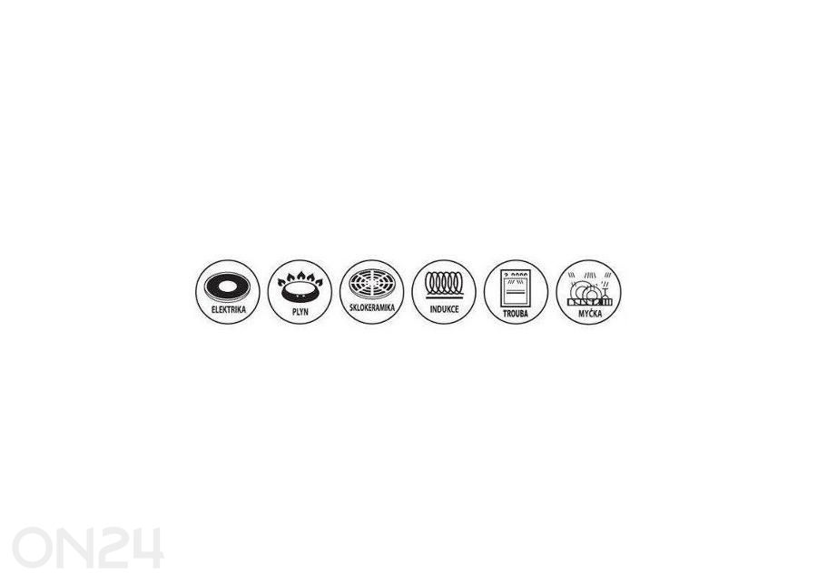 Pottide komplekt Grande, 9 tk suurendatud