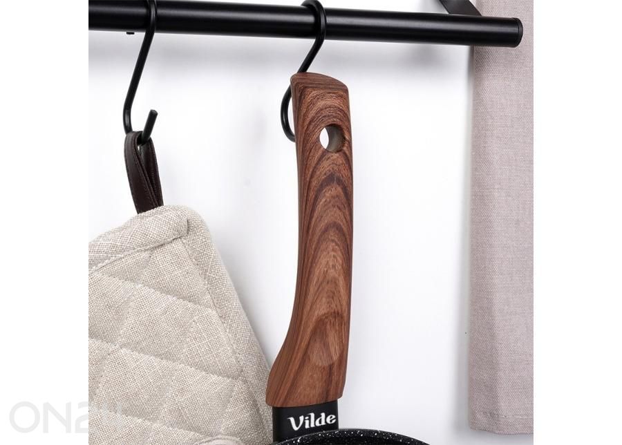 Praepannide komplekt Black&Wood 3 osa suurendatud