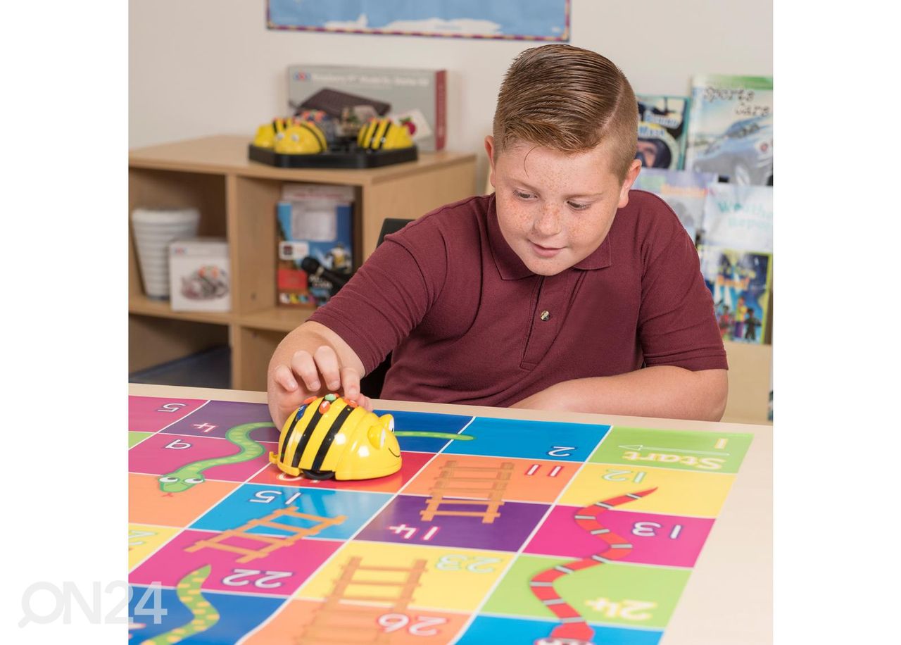 Programmeeritav põrandarobot 2.0 TTS Bee-Bot suurendatud