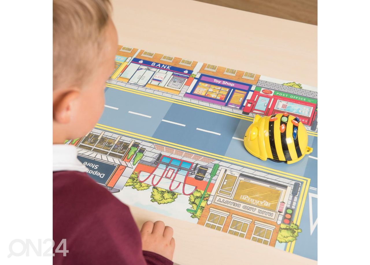 Programmeeritav põrandarobot 2.0 TTS Bee-Bot suurendatud