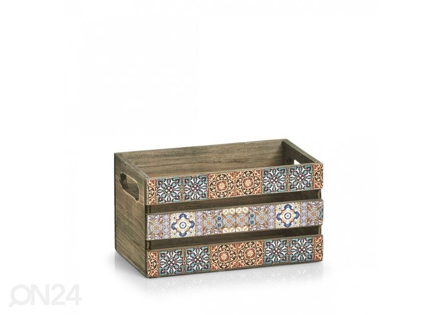 Puidust kast Mosaic suurendatud