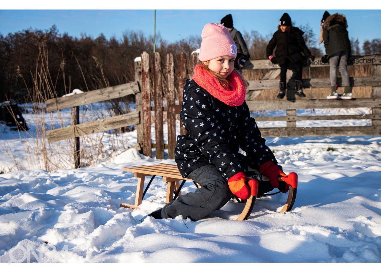 Puidust kelk Davos 110 cm Nijdam suurendatud
