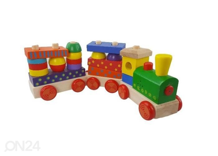 Puidust klotsirong heliefektidega Gerardo's Toys suurendatud