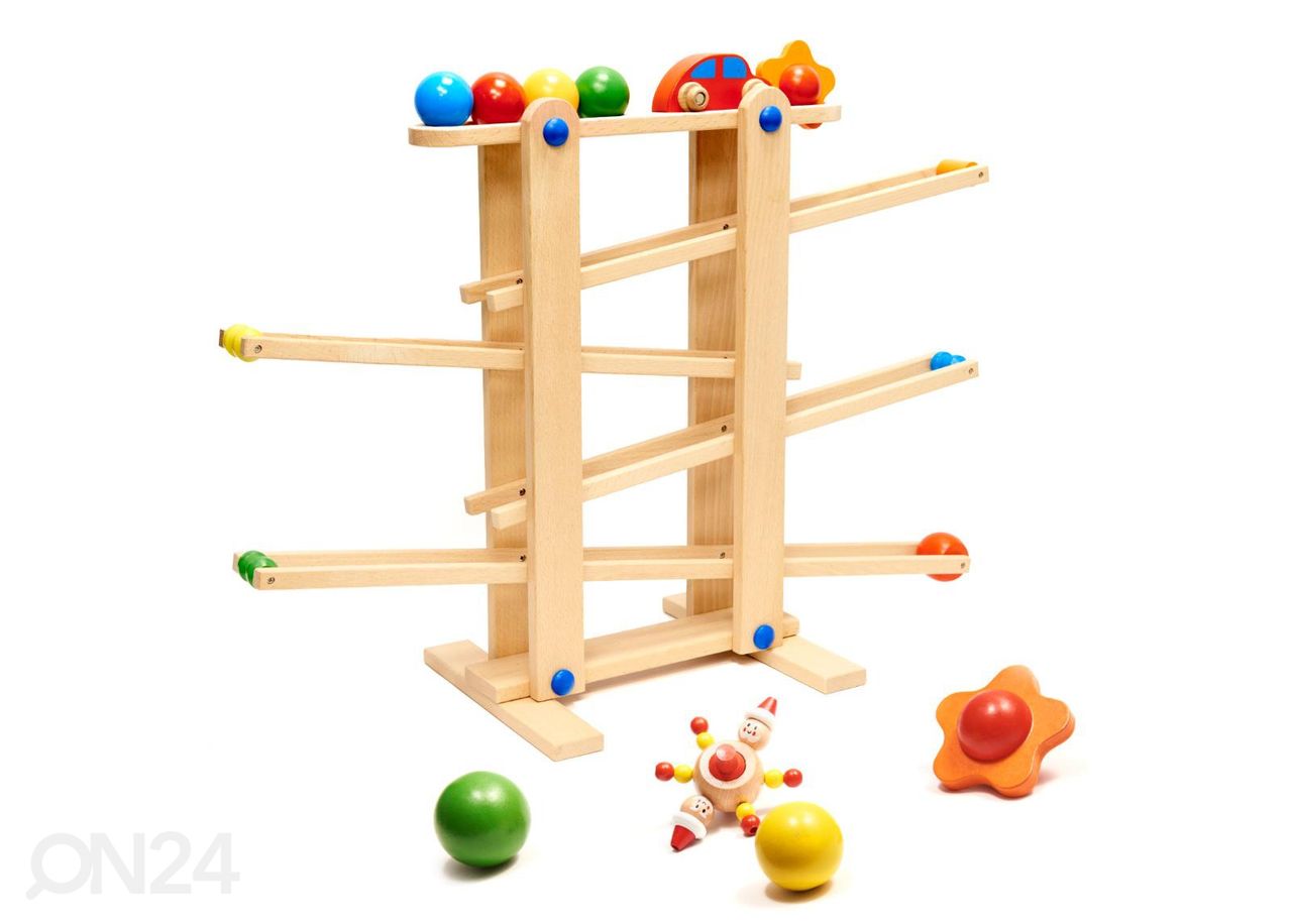 Puidust montessori pallirada XXL suurendatud